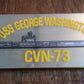U.S NAVY USS GEORGE WASHINGTON CVN-73 WINDOW DECAL BUMPER STICKER NAVY PRODUCT