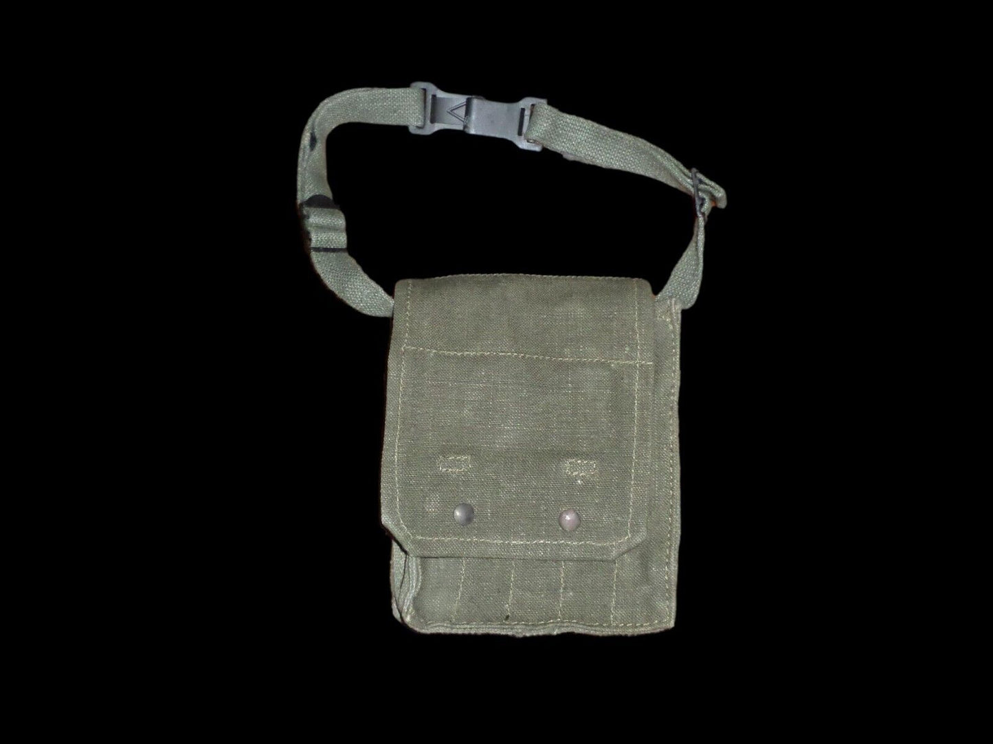 French military mat rifle magazine pouch 5 cell ammo shoulder bag genuine