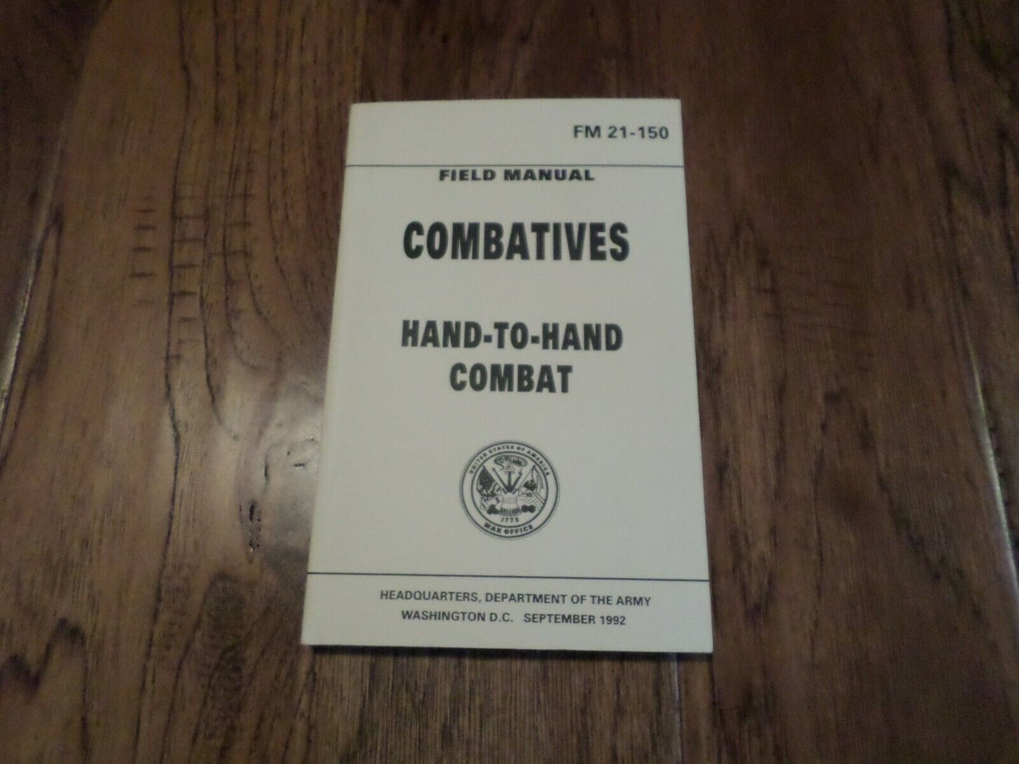 U.S ARMY COMBATIVES HAND TO HAND COMBAT HANDBOOK SELF DEFENSE TAKEDOWNS