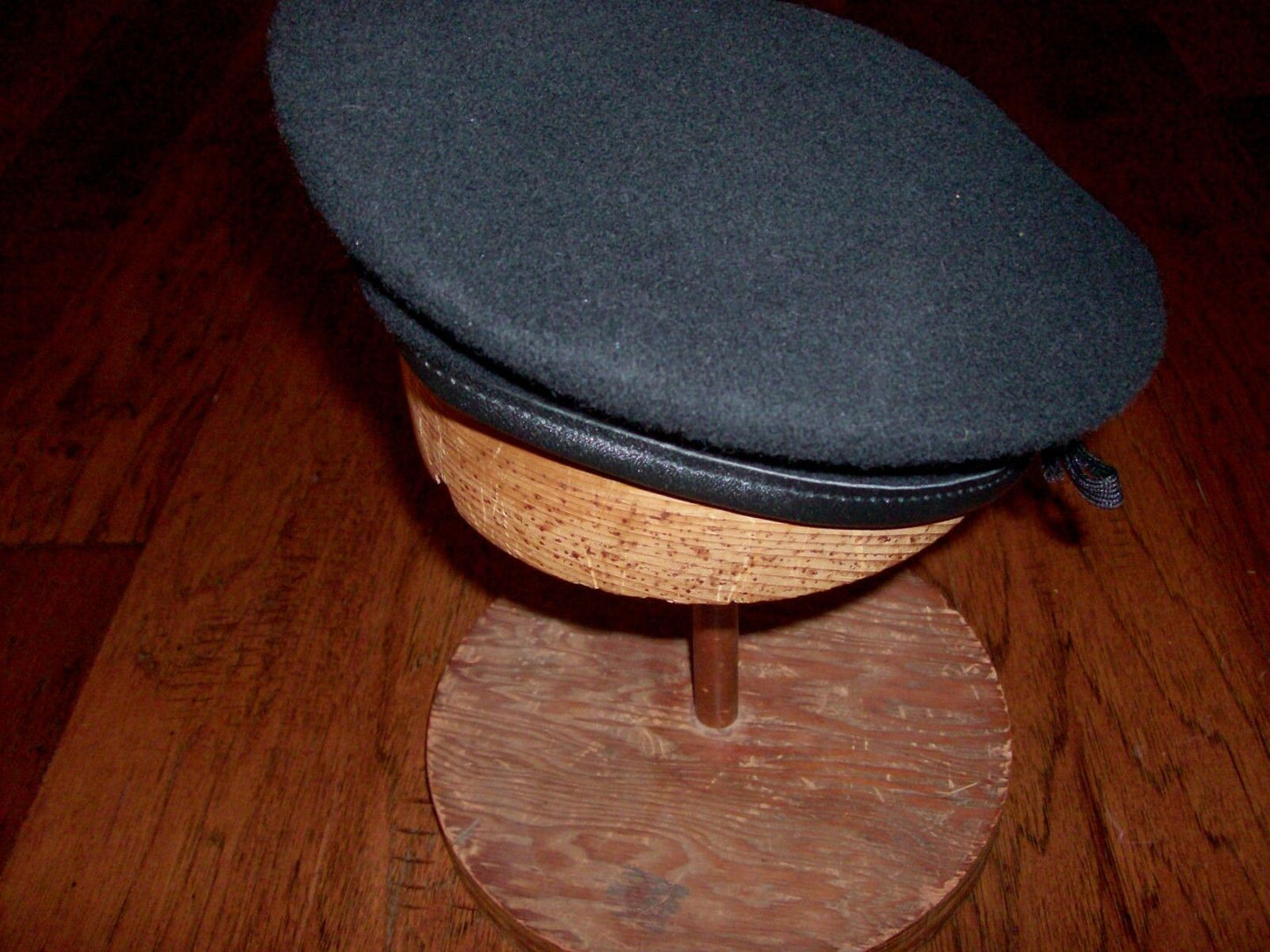 NEW U.S MILITARY BLACK WOOL BERET MILITARY ISSUE MADE IN THE USA BANCROFT LARGE