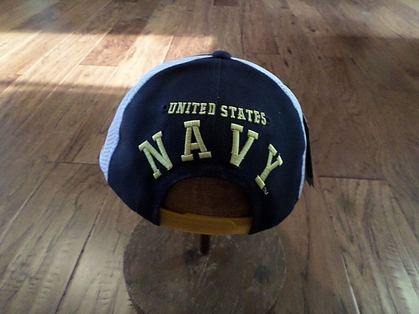 New U.S Military Navy Hat Deluxe Mesh 3-D Embroidered U.S Navy Baseball Cap