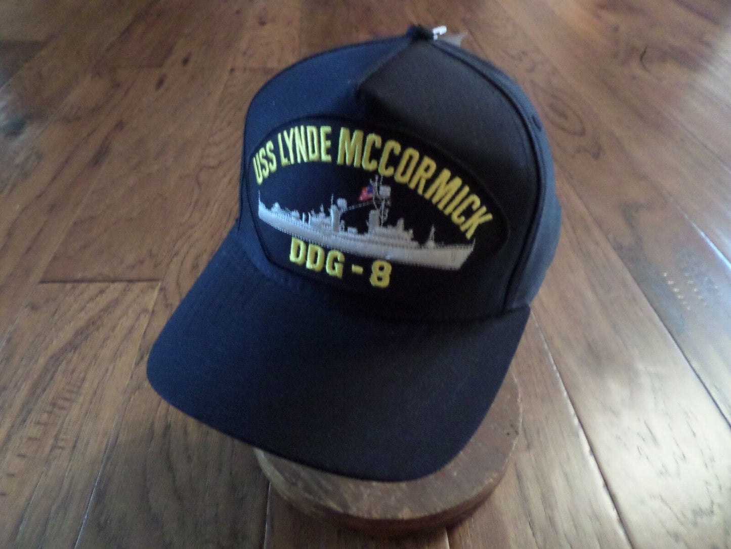 USS LYNDE MCCORMICK  DDG-8  U.S NAVY SHIP MILITARY BALL CAP HAT BASEBALL STYLE