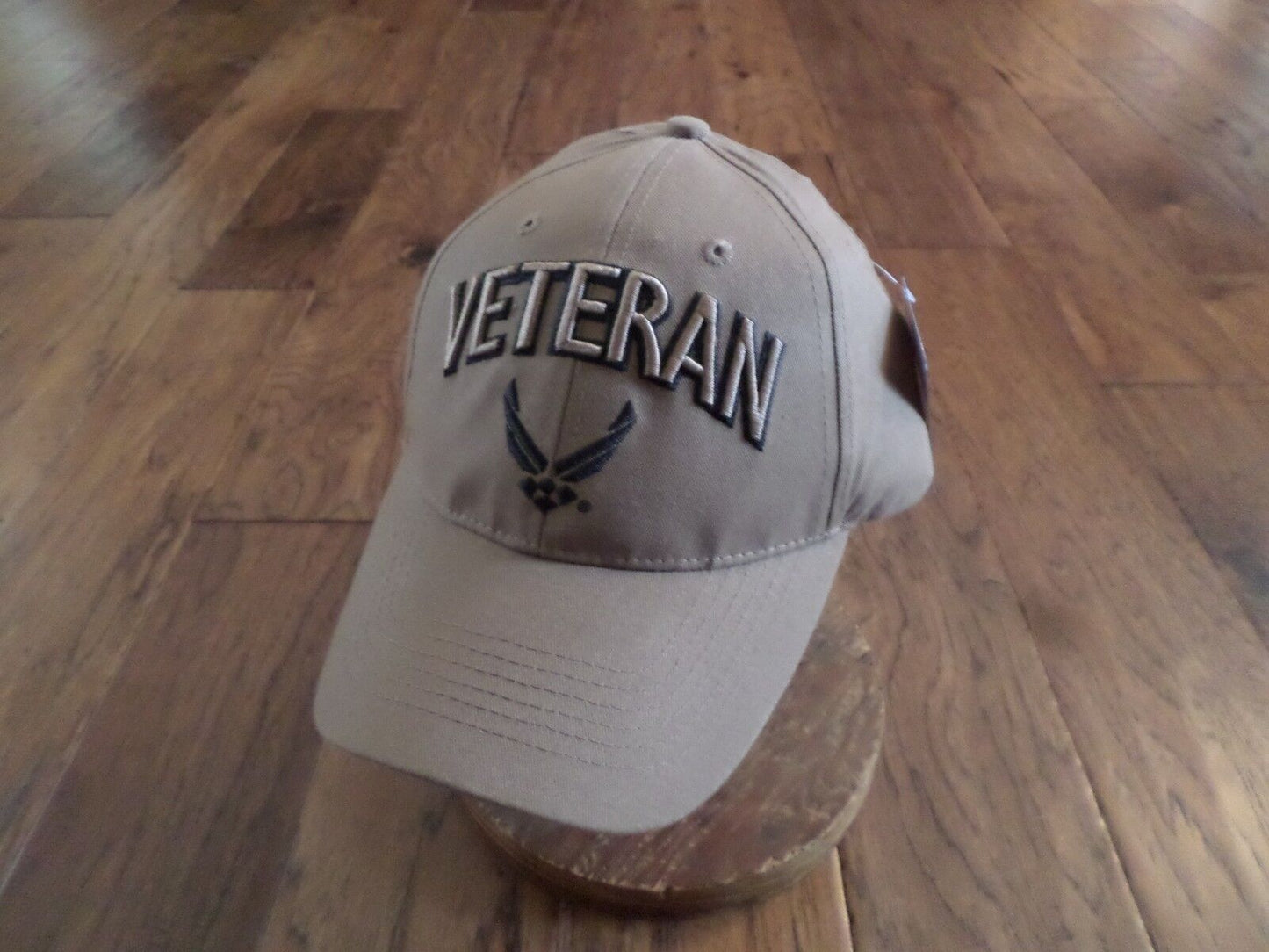 NEW U.S AIR FORCE VETERAN COYOTE BROWN HAT 3D EMBROIDERED OFFICIAL BALL CAP