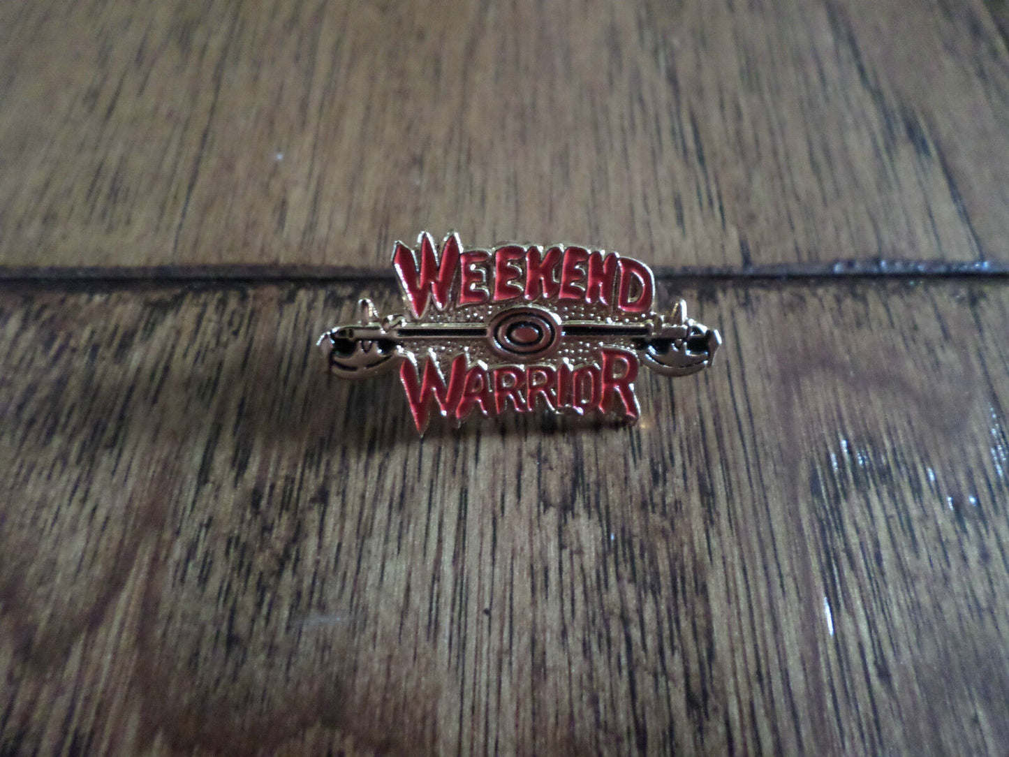 WEEKEND WARRIOR PIN HAT PIN