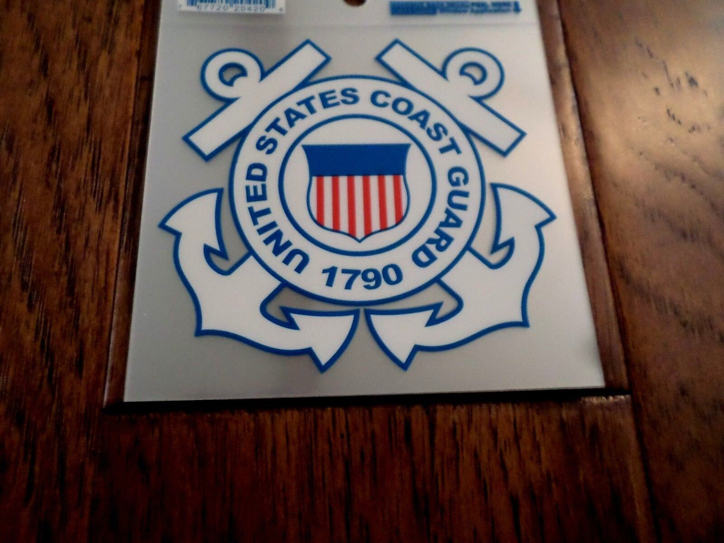 U.S COAST GUARD 1790 WINDOW DECAL STICKER 4.25" X 4" INCHES