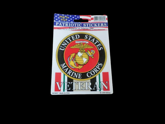 U.S MARINE CORPS USMC VETERAN OIF IRAQI FREEDOM WINDOW DECAL STICKER U.S.A MADE