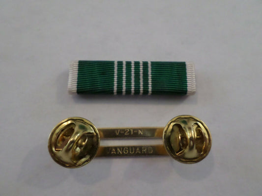 ARMY COMMENDATION RIBBON WITH RIBBON HOLDER US MILITARY ISSUE VETERAN