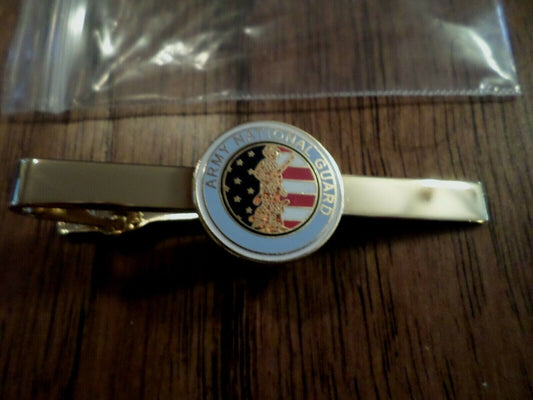 U.S MILITARY ARMY NATIONAL GUARD TIE BAR TIE TAC ARMY U.S.A MADE