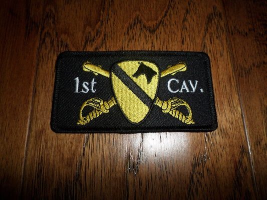 U.S MILITARY ARMY 1ST CAVALRY HAT ARM PATCH 3 3/4" X 2 " INCHES 1ST CAV