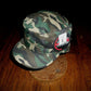 Military Army Style Woodland Camouflage Combat BDU Hat 100% Cotton BDU Cap