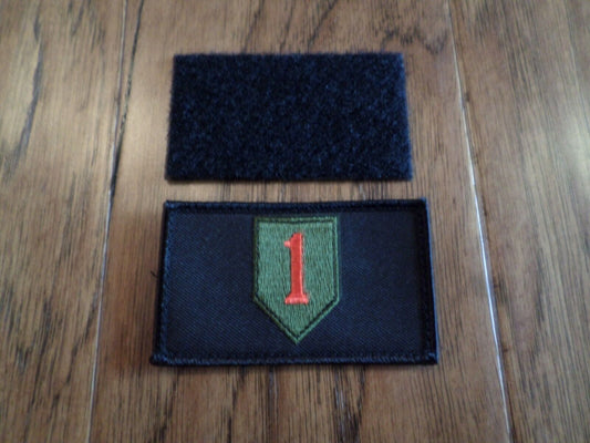 U.S MILITARY ARMY 1ST INFANTRY HAT ARM PATCH 2" X 3" INCHES HOOK & LOOP