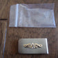 U.S MILITARY NAVY GOLD OFFICERS SUBMARINE METAL MONEY CLIP U.S.A MADE NEW