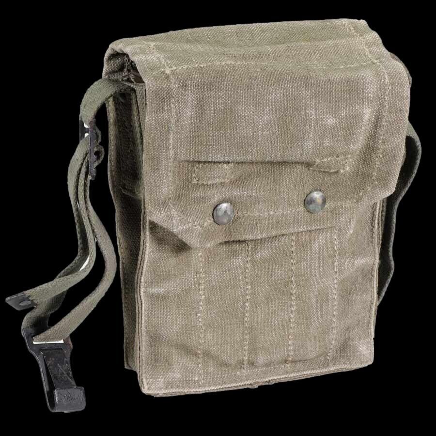 French military mat rifle magazine pouch 5 cell ammo shoulder bag genuine