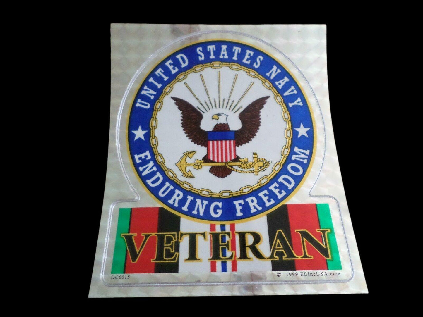 U.S NAVY VETERAN OEF ENDURING FREEDOM WINDOW DECAL STICKER U.S.A MADE