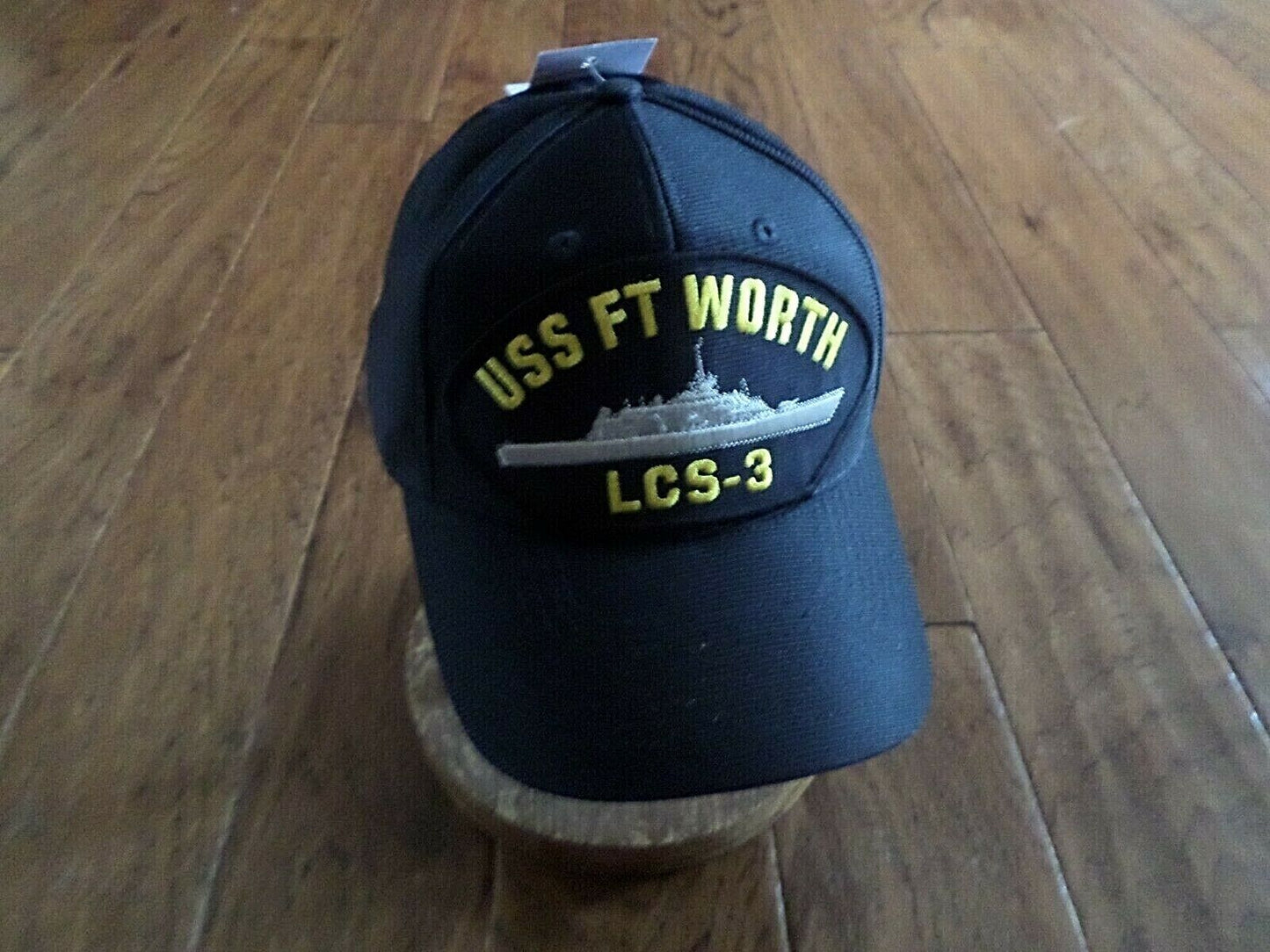 USS FT WORTH LCS-3 NAVY SHIP HAT U.S MILITARY OFFICIAL BALL CAP U.S.A MADE