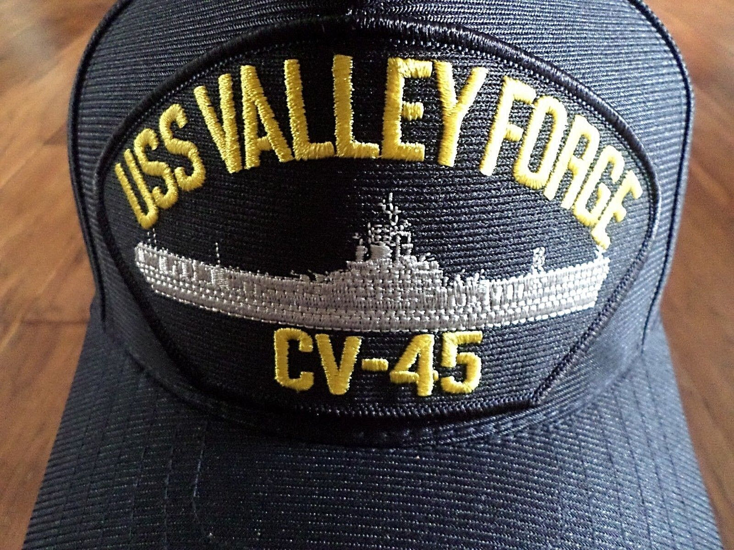 USS VALLEY FORGE CV-45 U.S NAVY SHIP HAT OFFICIAL U.S MILITARY BALL CAP U.S MADE