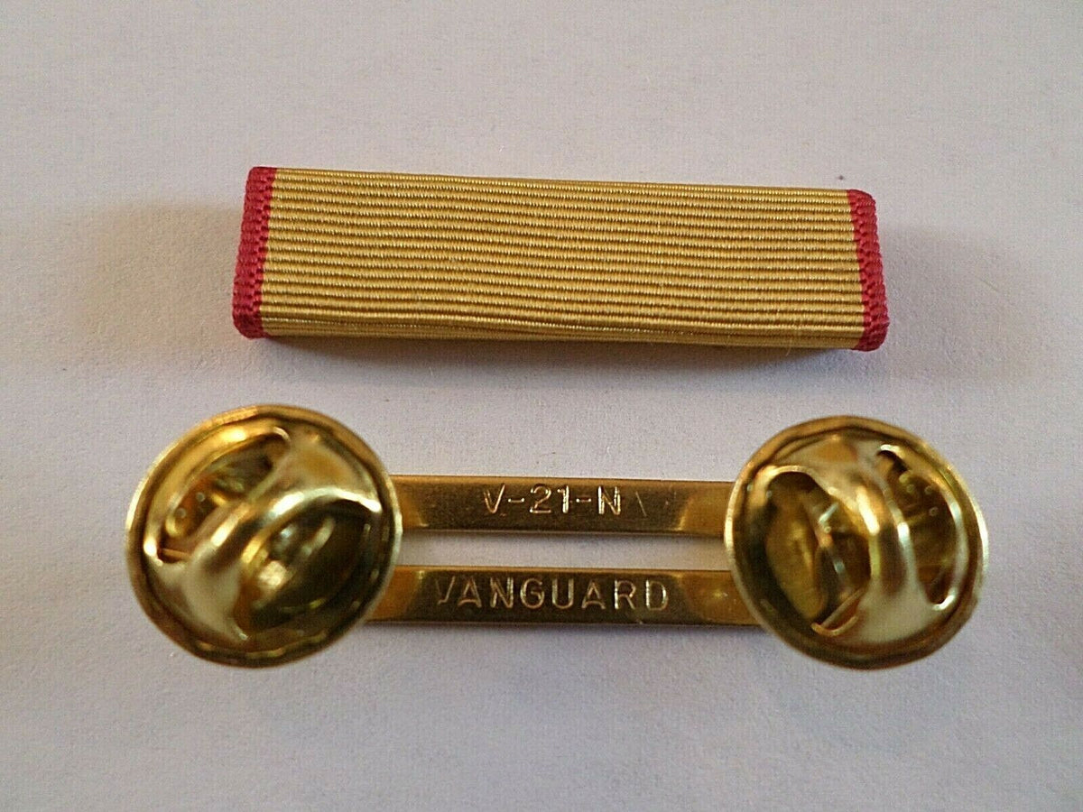Smcr Ribbon MARINE CORPS RESERVE RIBBON WITH BRASS RIBBON HOLDER U.S MILITARY VETE ...