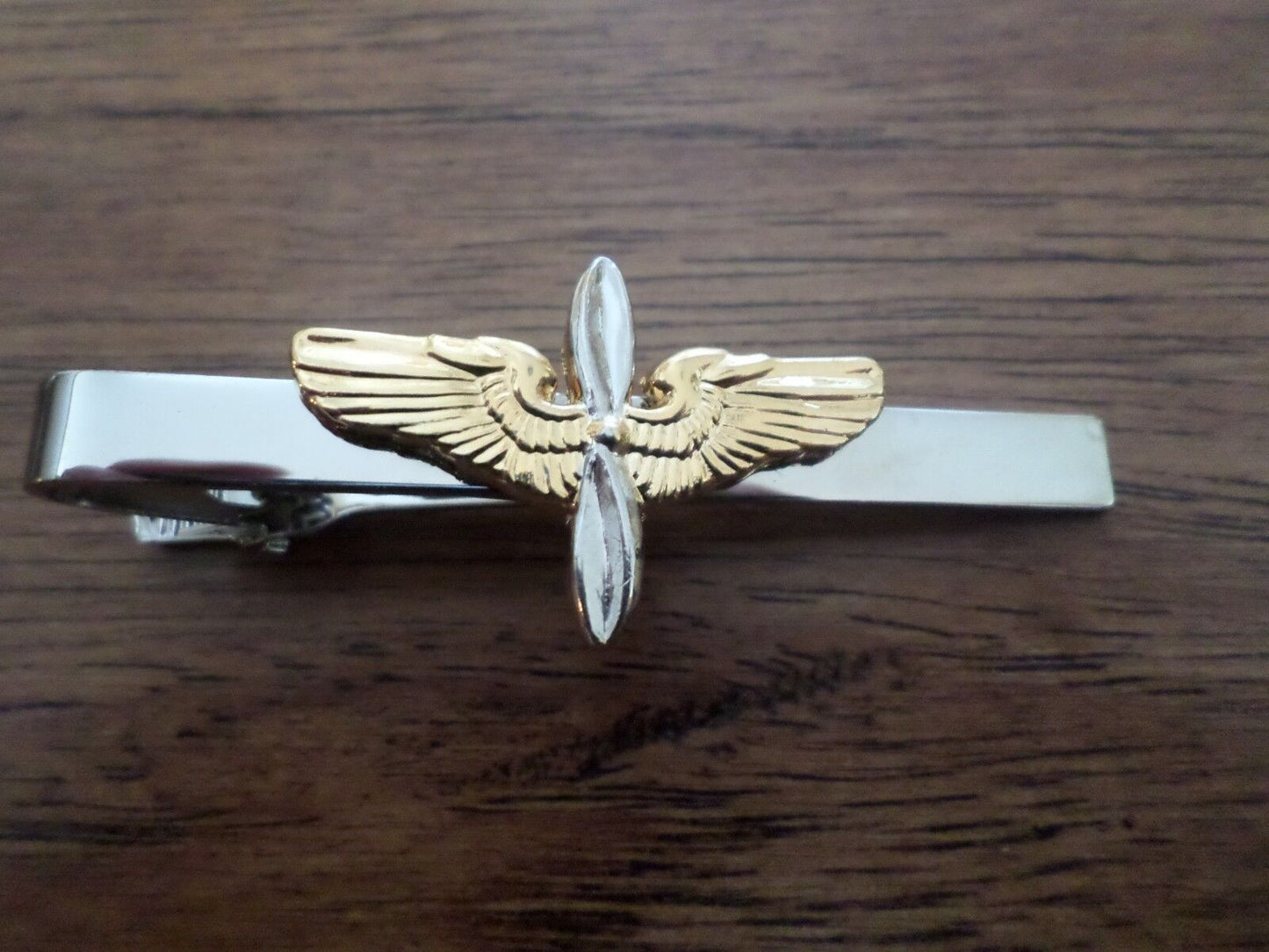 U.S MILITARY AVIATION CADET ARMY AIR FORCE TIE BAR TIE TAC CLIP ON U.S.A MADE