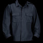 MILITARY STYLE 2 POCKET MEN'S BDU SHIRT LS COTTON/POLY POLICE SECURITY USA MADE