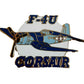 U.S MILITARY F-4U CORSAIR FIGHTER PLANE HAT PIN BADGE U.S AIR FORCE DOUBLE POST