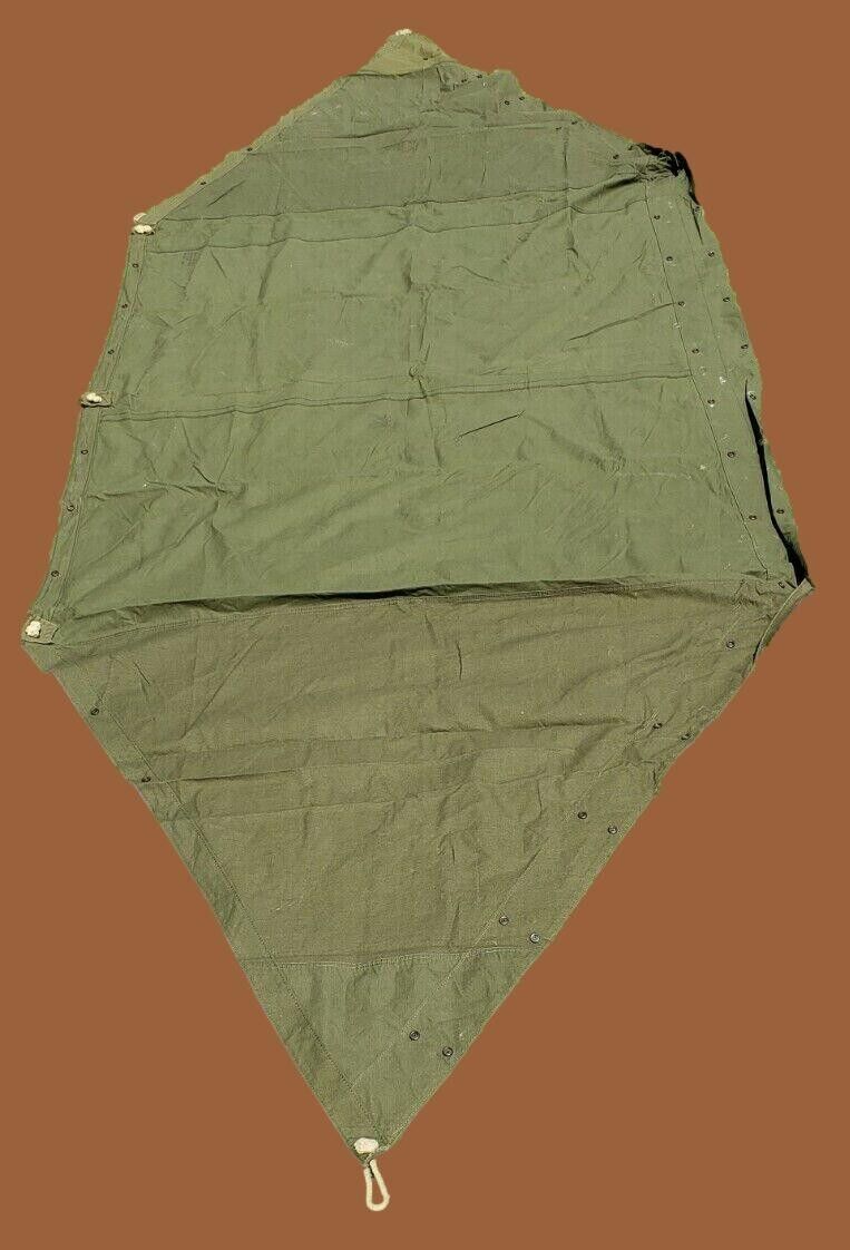 U.S ARMY SHELTER HALF PUP TENT 1/2 TENT NOS MILITARY SURPLUS NEW IN BOX