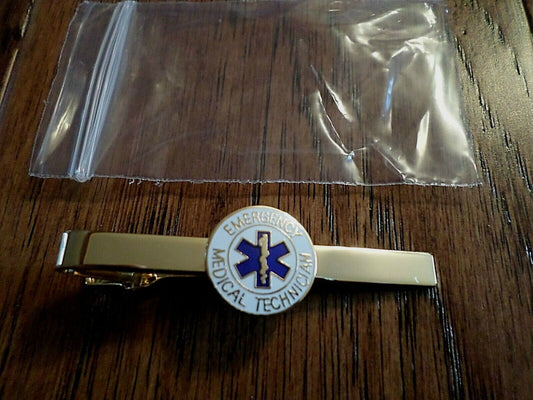 EMERGENCY MEDICAL TECHNICIAN TIE BAR TIE TAC MADE IN THE U.S.A  EMT AMBULANCE