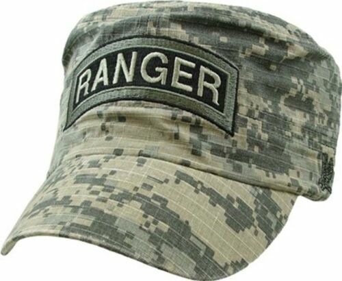 U.S ARMY RANGER HAT DIGITAL CAMOUFLAGE U.S MILITARY STYLE COMBAT CAP