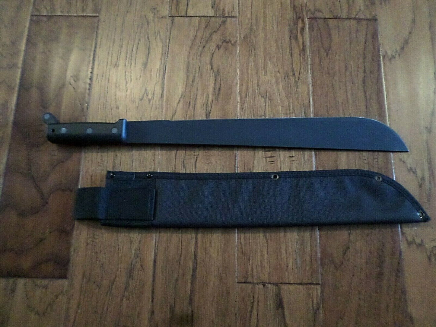 U.S MILITARY MACHETE AND NYLON SHEATH 18" INCHES U.S.A MADE ONTARIO KNIFE CO