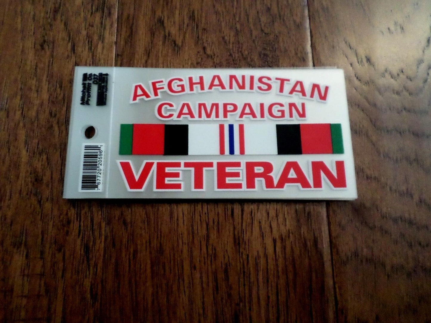 U.S MILITARY AFGHANISTAN CAMPAIGN  VETERAN WINDOW DECAL BUMPER STICKER