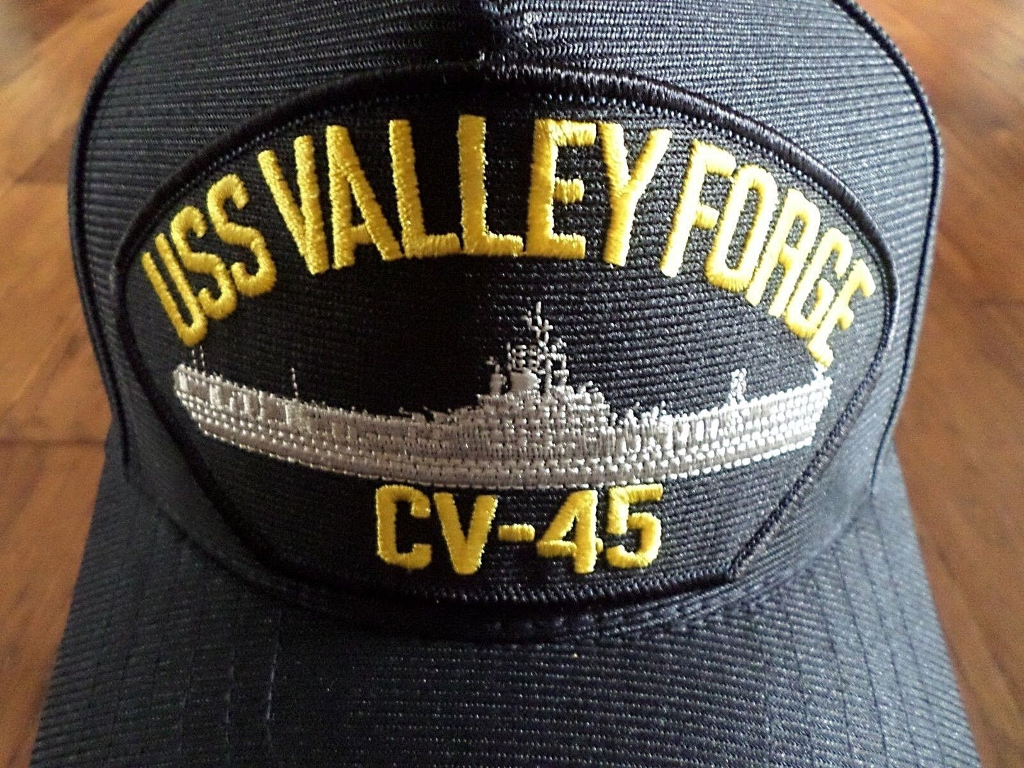 USS VALLEY FORGE CV-45 U.S NAVY SHIP HAT OFFICIAL U.S MILITARY BALL CAP U.S MADE