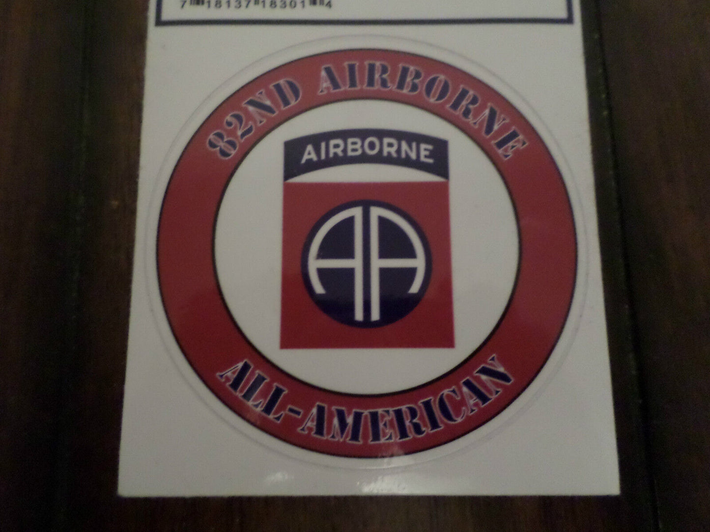 U.S ARMY 82ND AIRBORNE ALL AMERICAN WINDOW DECAL BUMPER STICKER MADE IN THE U.S.