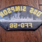 U.S NAVY SHIP HAT PATCH USS SIMPSON FFG-56 EMBROIDERED PATCH U.S.A MADE
