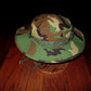 U.S MILITARY STYLE HOT WEATHER BOONIE HAT WOODLAND CAMOUFLAGE RIP-STOP X-LARGE