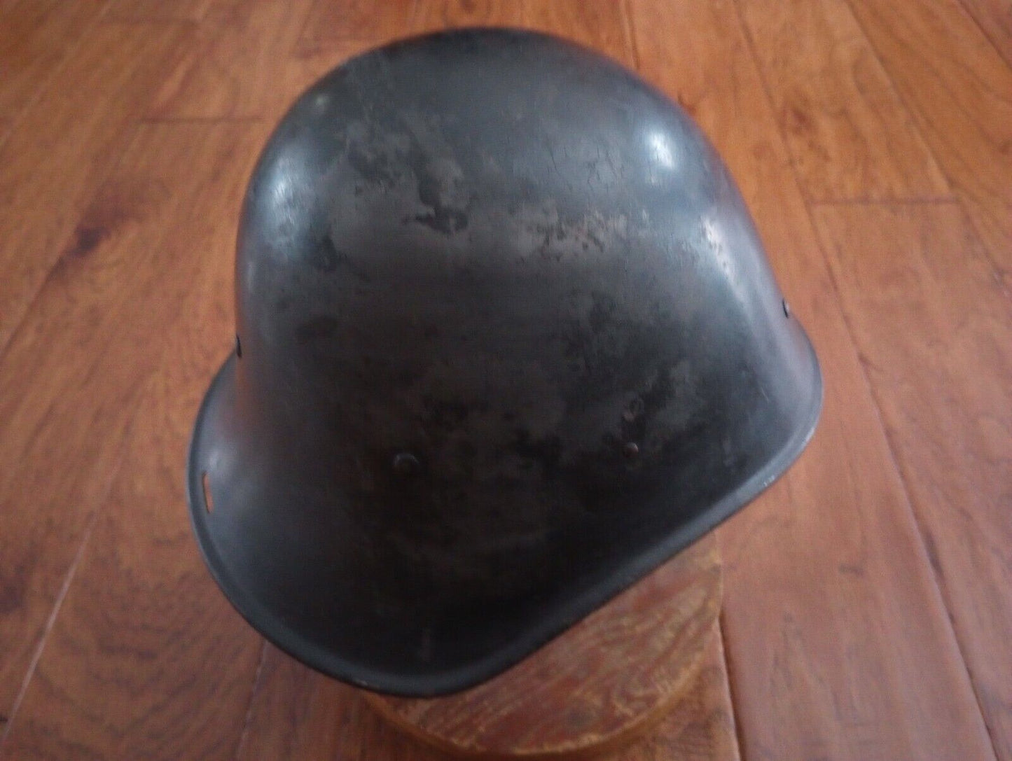 PRE WWII DUTCH POLICE HELMET M34 ORIGINAL MARKED 1440