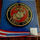 U.S MILITARY MARINE CORPS GOLD BULLION PATCH EAGLE GLOBE AND ANCHOR EGA