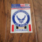 U.S AIR FORCE VETERAN OIF IRAQI FREEDOM WINDOW DECAL STICKER U.S.A MADE