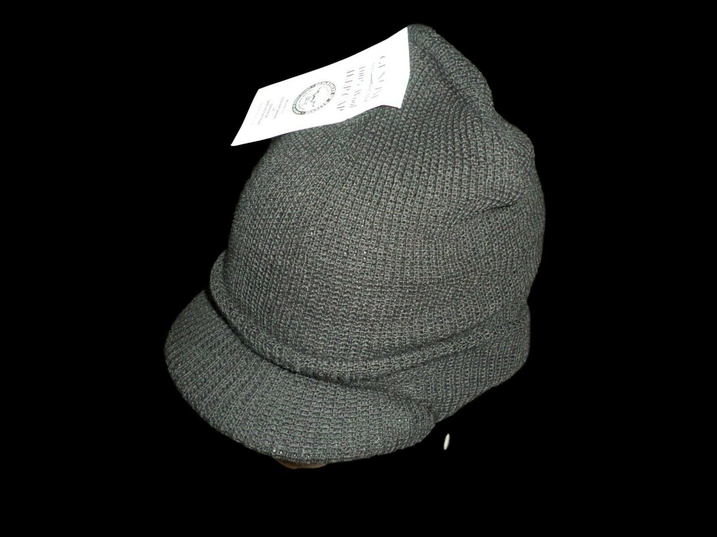 NEW GENUINE MILITARY OD GREEN JEEP WATCH CAP 100% WOOL 2 PLY U.S.A MADE BEANIE