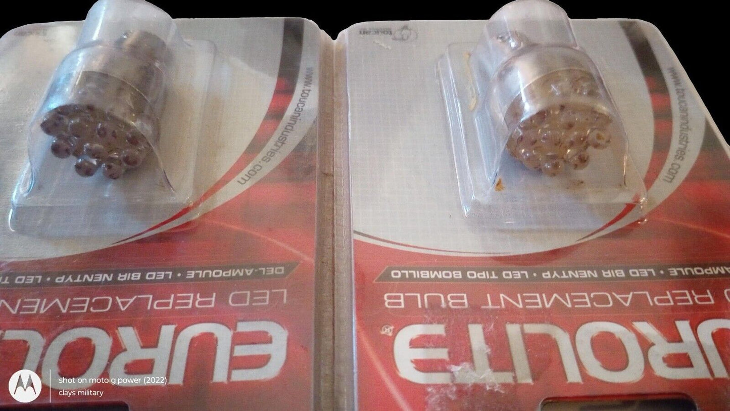 EUROLITE LED REPLACEMENT BULB RED # 1156L TOUCAN IND NEW ON CARDS