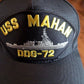 USS MAHAN DDG-72 U.S NAVY SHIP HAT OFFICIAL MILITARY BALL CAP U.S MADE