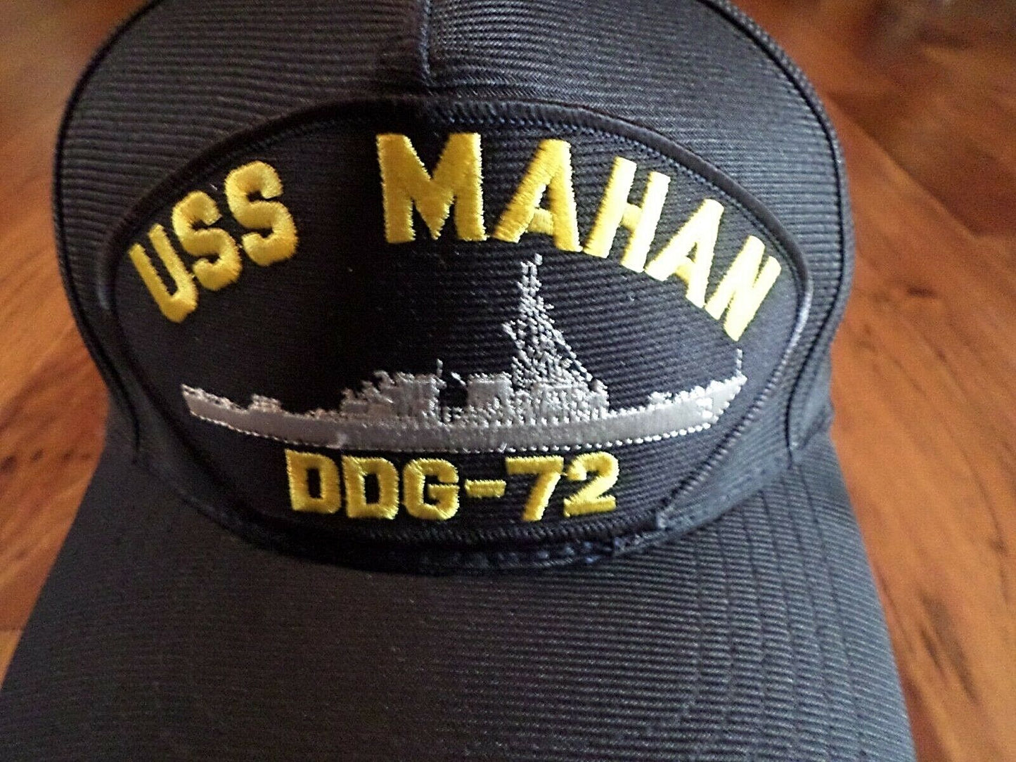 USS MAHAN DDG-72 U.S NAVY SHIP HAT OFFICIAL MILITARY BALL CAP U.S MADE