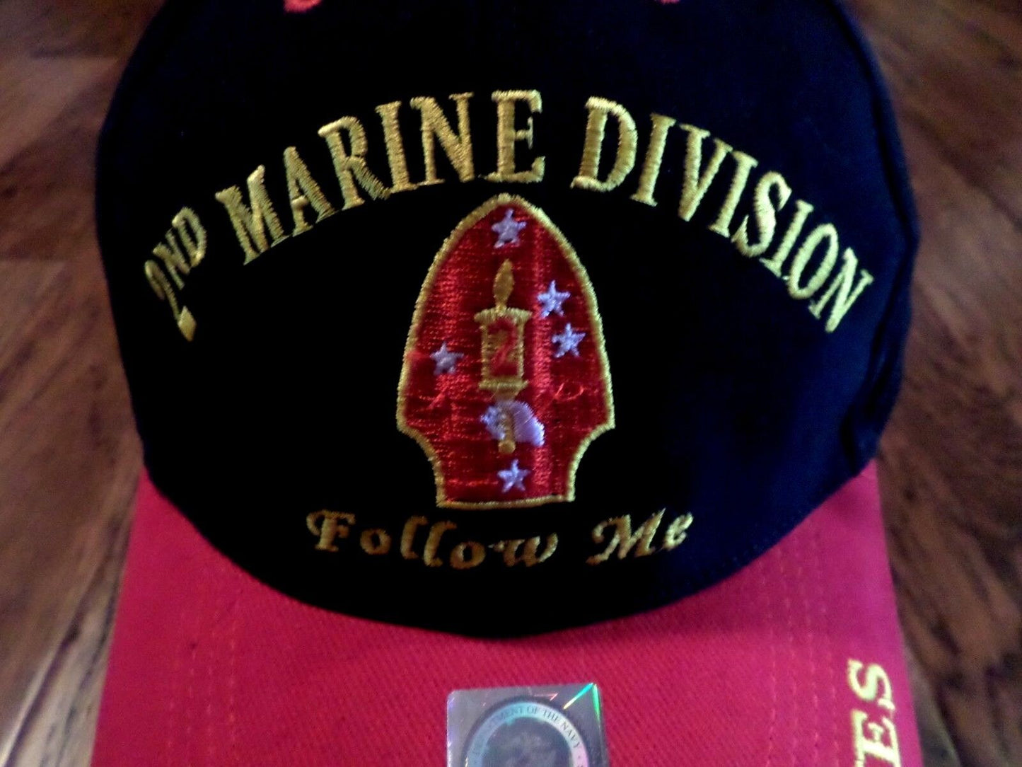 U.S Military 2nd Marine Corps Division hat ball cap Embroidered USMC Licensed