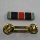 NAVY MARINE CORPS OVERSEAS SERVICE RIBBON WITH BRASS RIBBON HOLDER US MILITARY