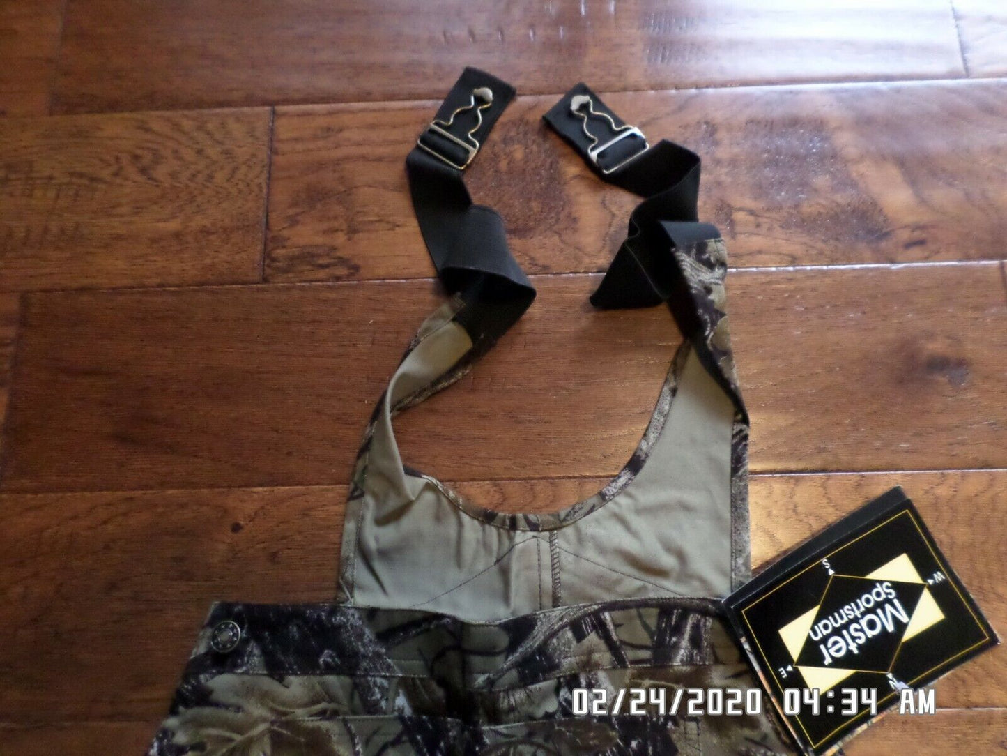 MASTER SPORTSMAN CAMOUFLAGE BIBS OVERALLS HUNTING NEW IN BAGS SIZE X-LARGE