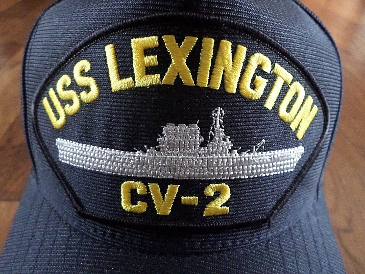 USS LEXINGTON CV-2 U.S NAVY SHIP HAT U.S MILITARY OFFICIAL BALL CAP U.S.A MADE