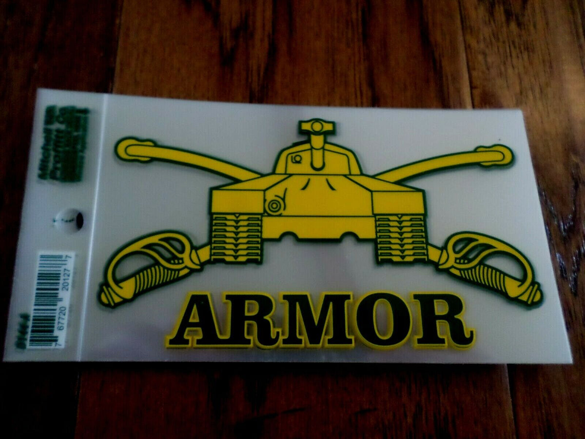 Fly Army Bumer Sticker U.S MILITARY ARMY ARMORED WINDOW DECAL BUMPER STICKER U.S ARMOR – Clay ...