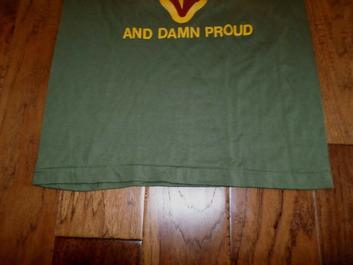 VINTAGE MILITARY VIETNAM VETERAN 25th DIVISION T- SHIRT MADE IN THE U.S.A