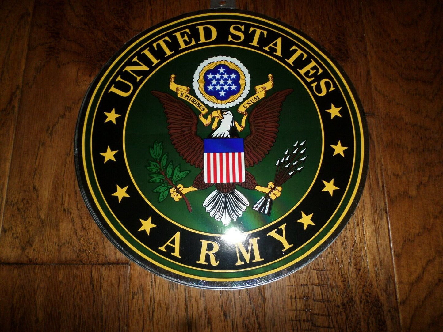 U.S MILITARY ARMY CREST LOGO OVERSIZED LARGE WINDOW DECAL STICKER 12" INCHES