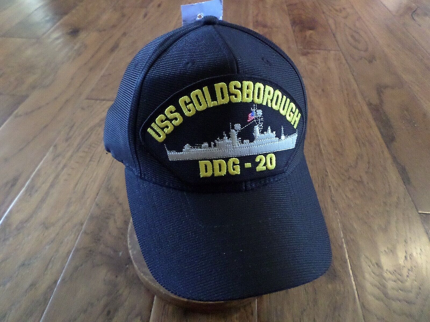 USS GOLDSBOROUGH DDG 20 NAVY SHIP HAT U.S MILITARY OFFICIAL BALL CAP U.S.A MADE