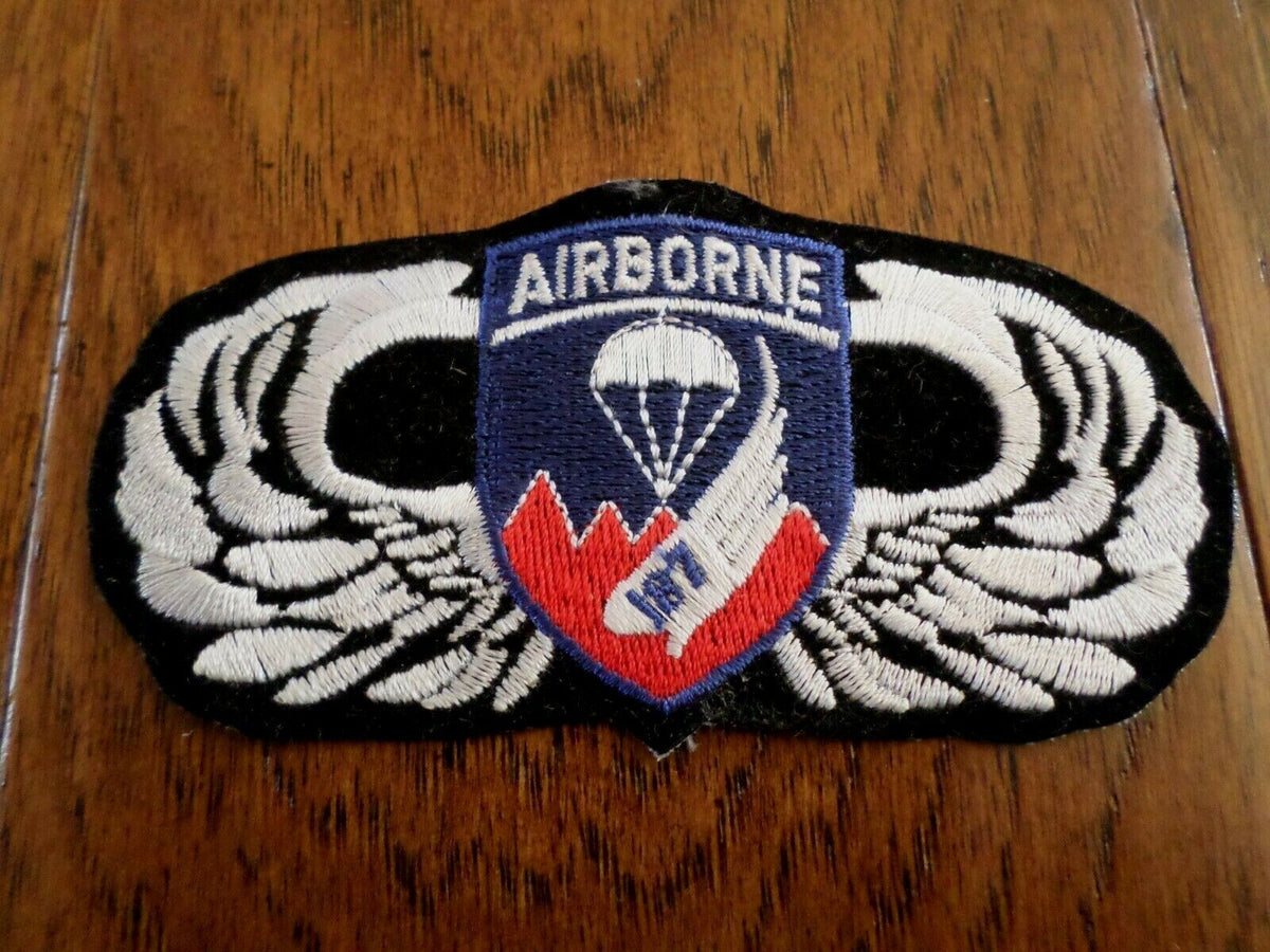 187th Patch 187TH AIRBORNE BRIGADE PATCH JUMP WINGS U.S. MILITARY 4 1/2