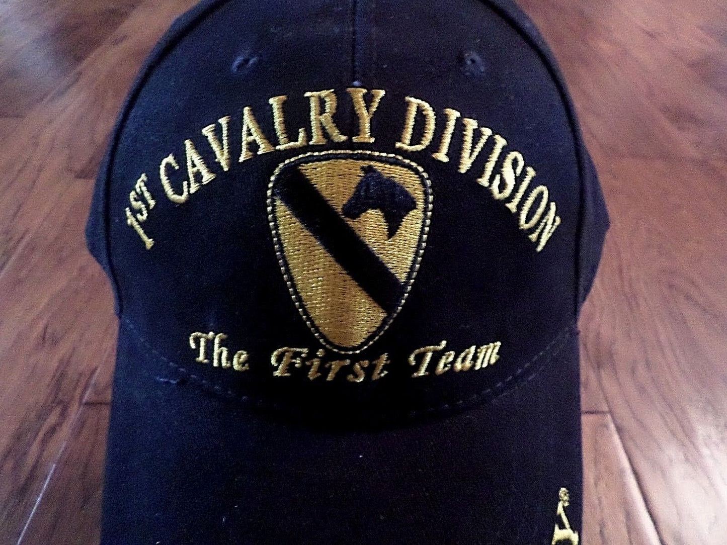 U.S. MILITARY ARMY 1st CAVALRY HAT EMBROIDERED MILITARY BALL CAP THE FIRST TEAM